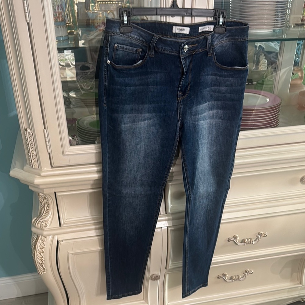 Kensie Blue Skinny Jeans Classic Indigo Style